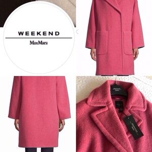 NWT  Max Mara Virgin WOOL/ALPACA Coat size 12